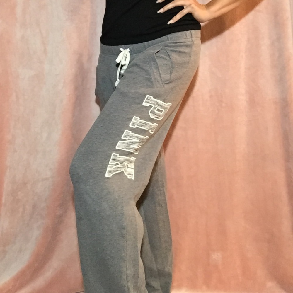 PINK drawstring sweatpants
